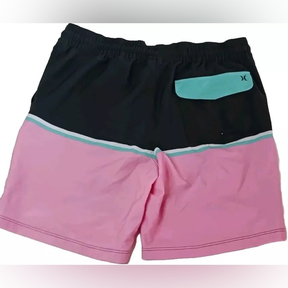 Hurley Men’s Color Block Swim Trunks - Picture 2 of 9